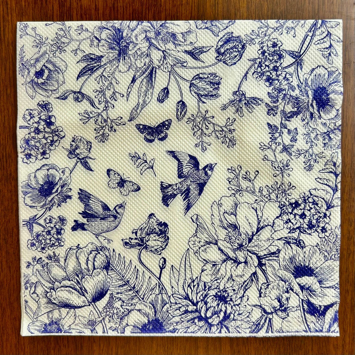 Assorted Floral Print Napkins | Set of 5