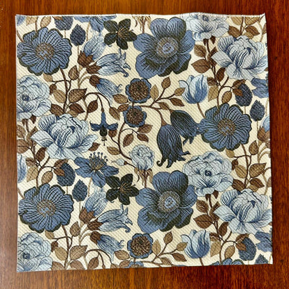 Assorted Floral Print Napkins | Set of 5