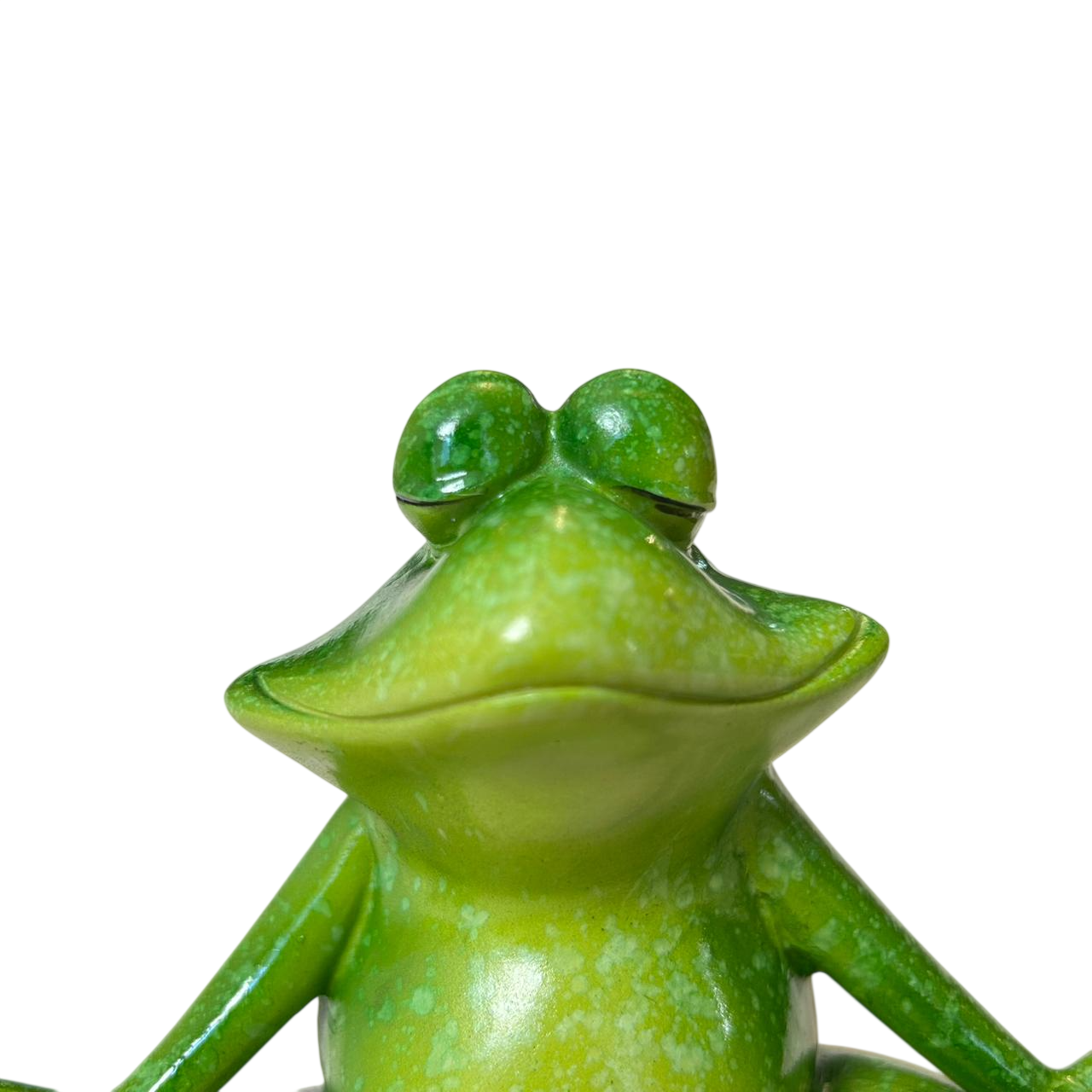 Meditating Frog Decorative Figurine