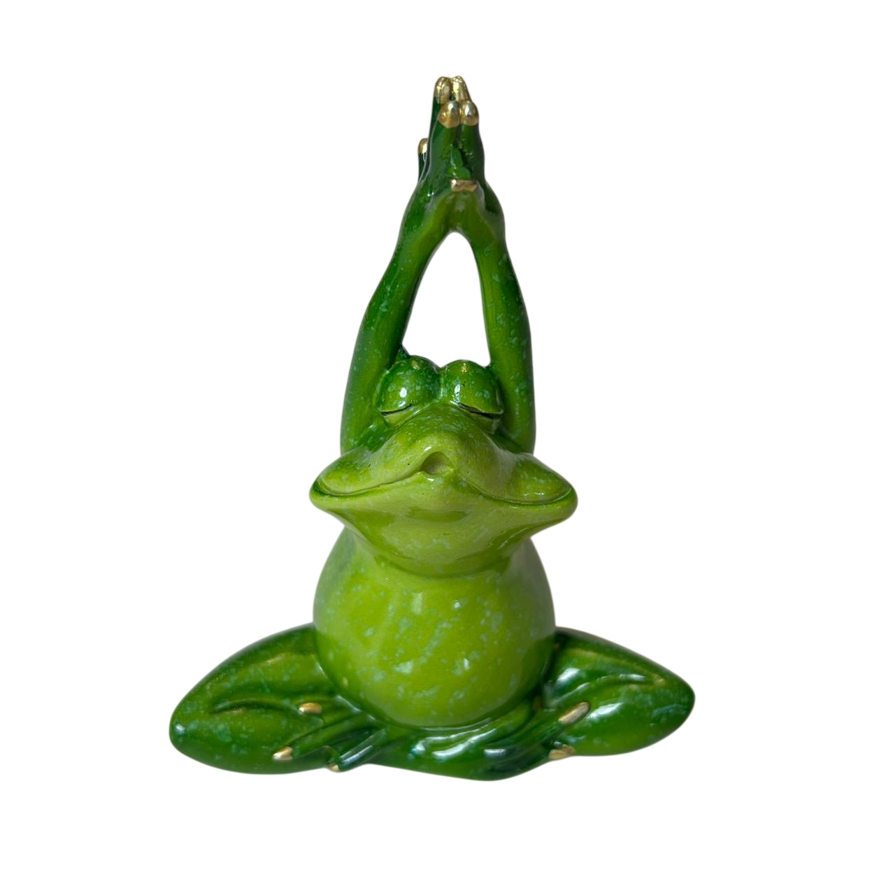 Yoga Frog Decorative Figurine