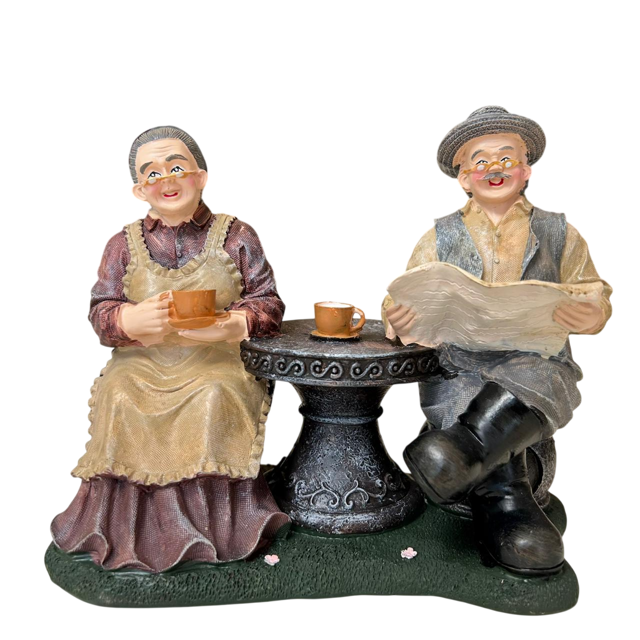 Vintage Grandparents Tea Time Figurine
