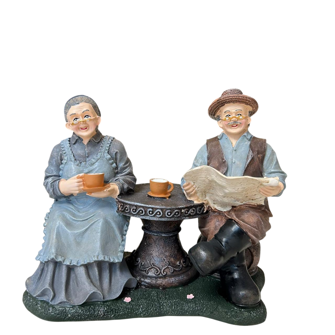 Vintage Grandparents Tea Time Figurine