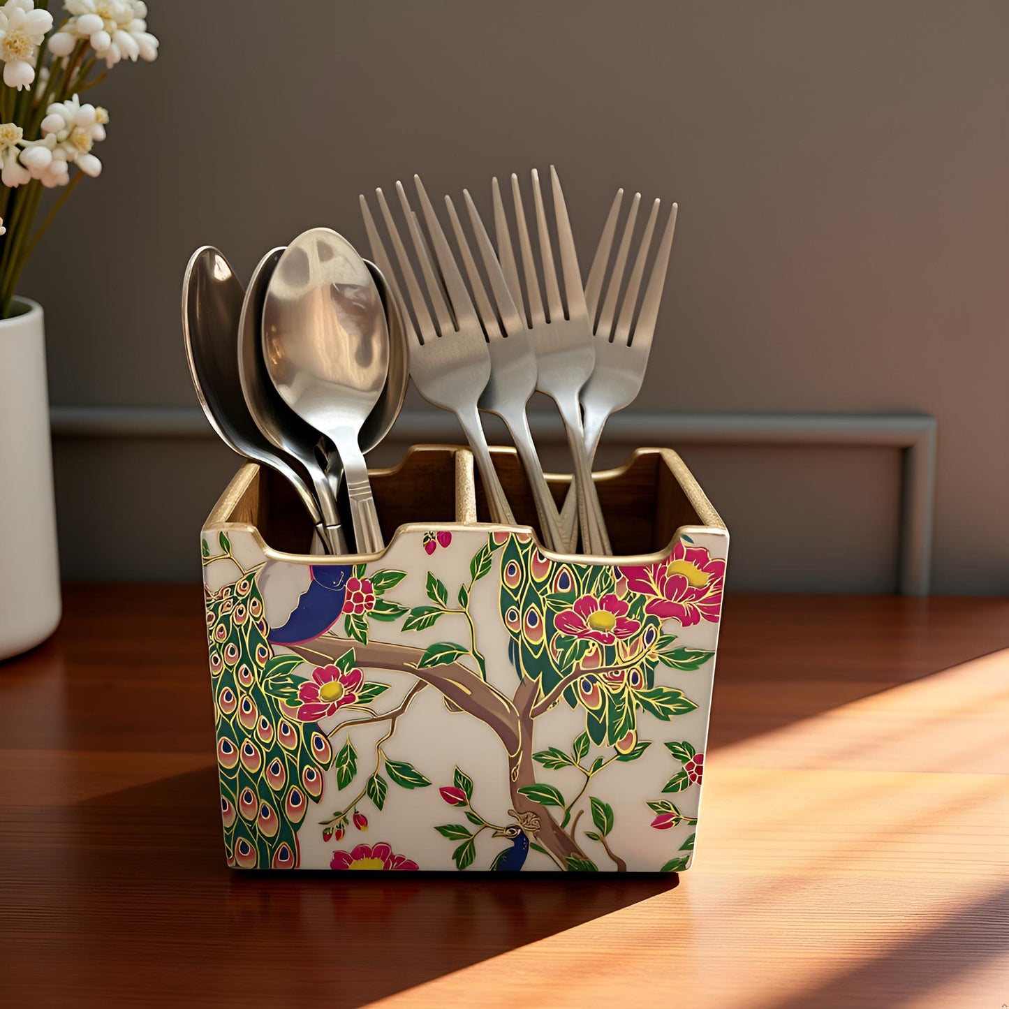Floral Reverie Collection - Cutlery Holder 2 Slot