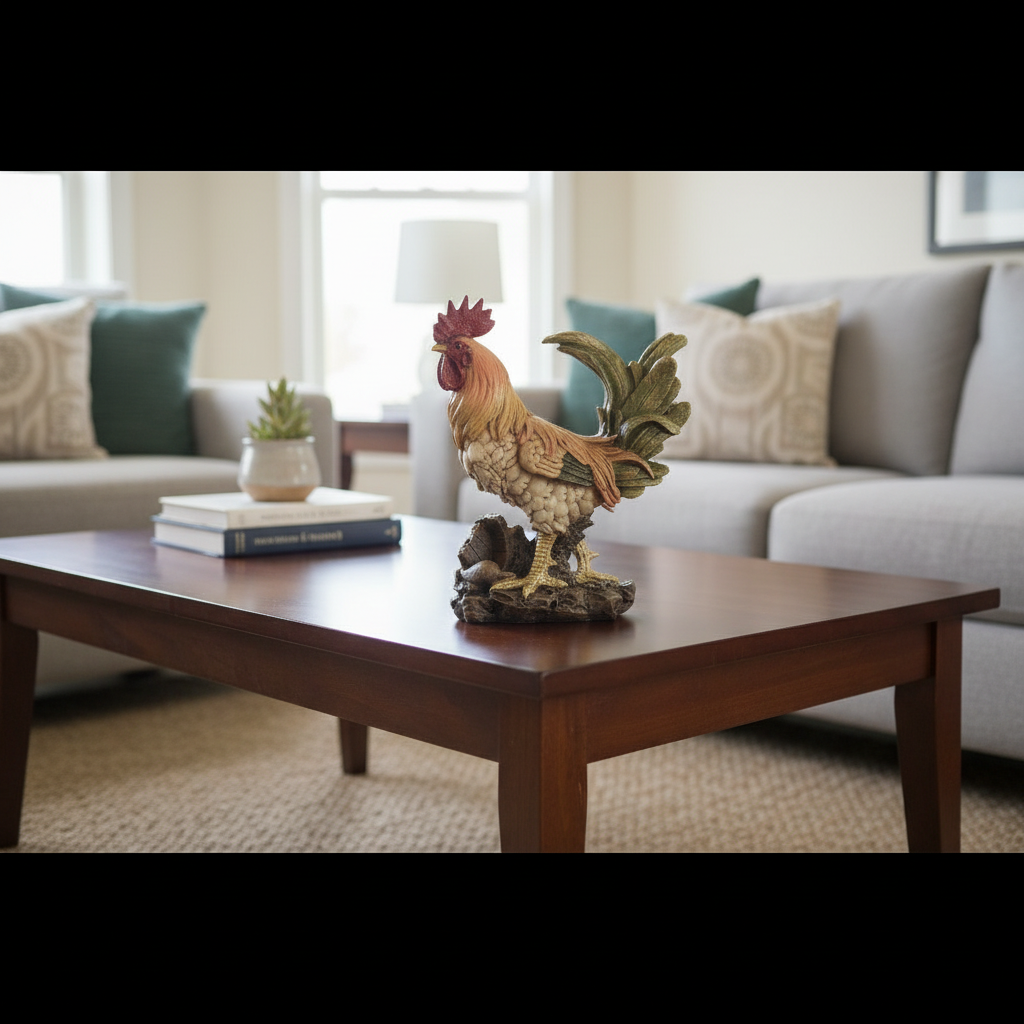 Rustic Rooster Figurine