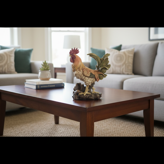 Rustic Rooster Figurine