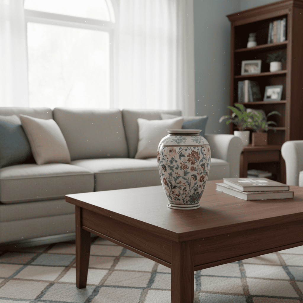 Elegant Floral Ceramic Decorative Vase