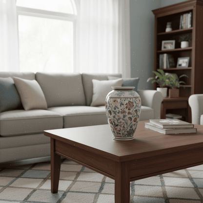 Elegant Floral Ceramic Decorative Vase
