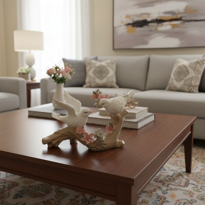 Cherry Blossom Birds Decor