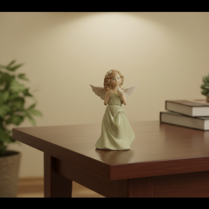 Elegant Angel Ceramic Decorative Figurine
