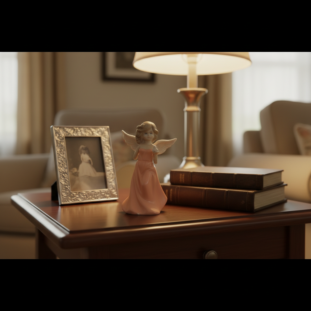 Elegant Angel Ceramic Decorative Figurine