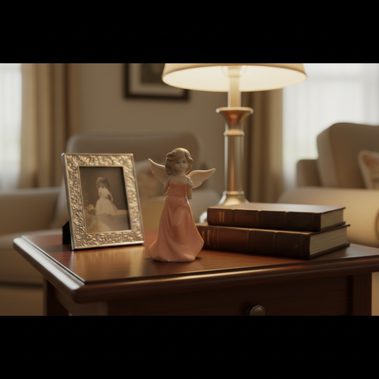 Elegant Angel Ceramic Decorative Figurine
