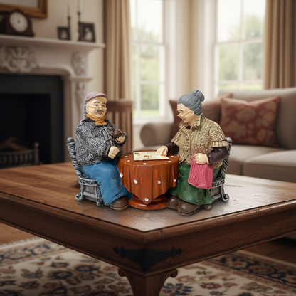 Vintage Grandparents Coffee Time Figurine