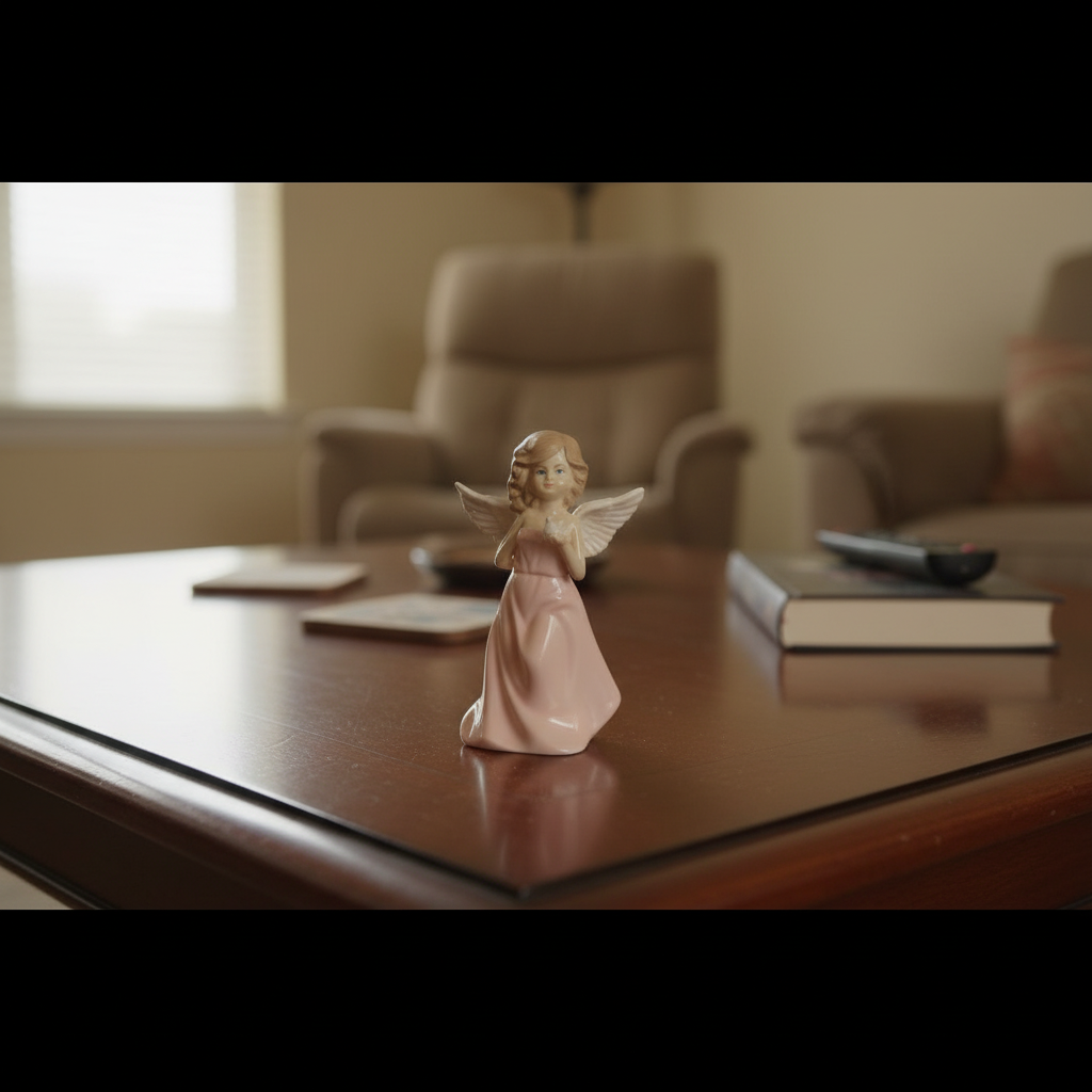 Elegant Angel Ceramic Decorative Figurine