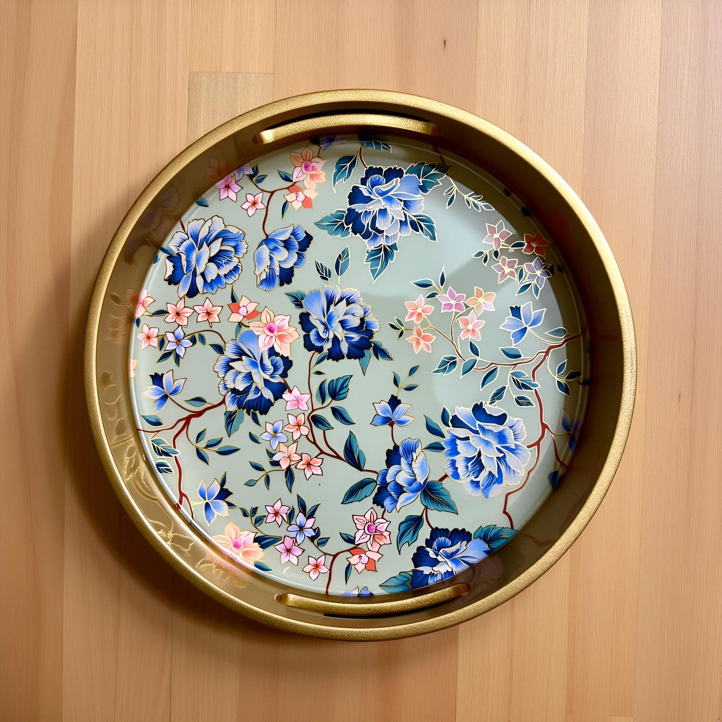 Vintage Petals Collection - Small Round Tray