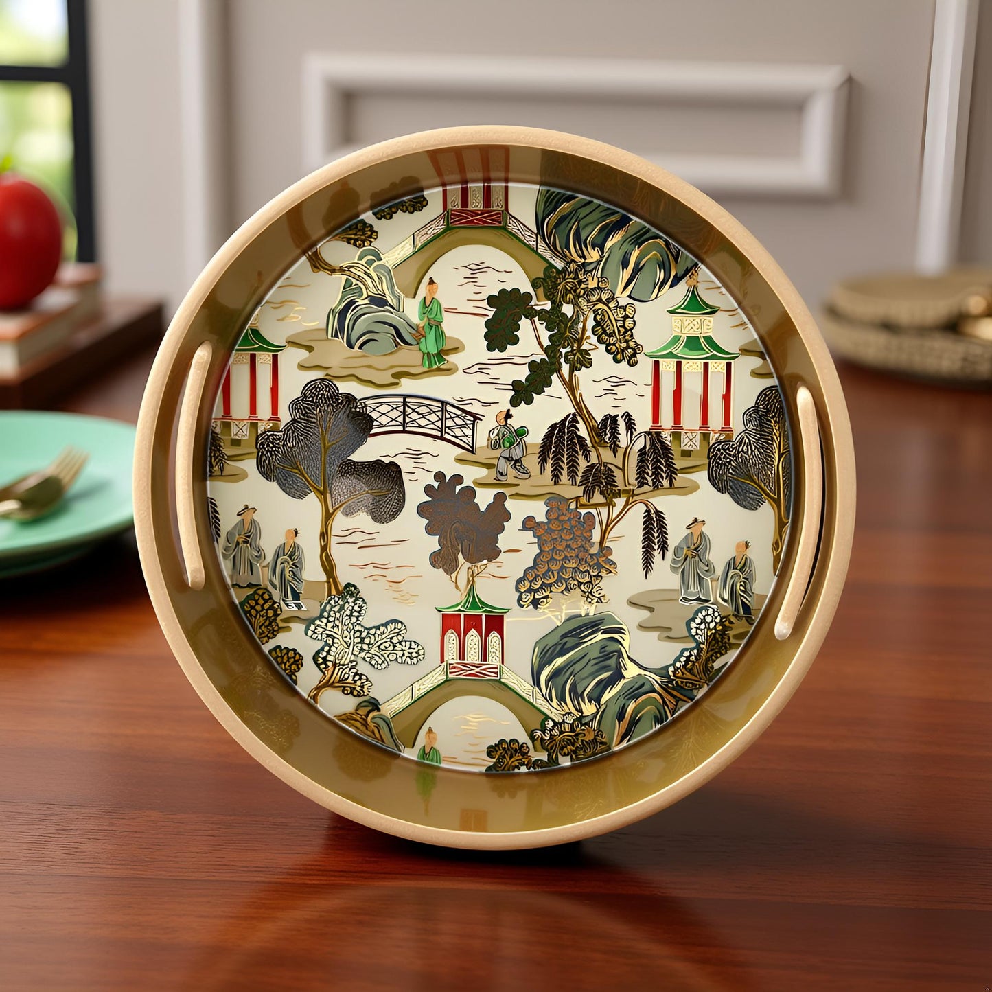 Imperial Pastures Series - Small Round Tray