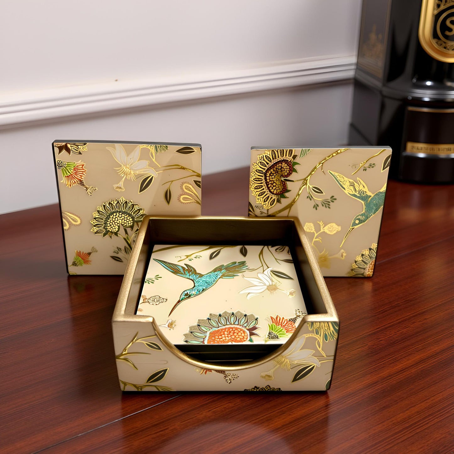 Golden Aviary Collection - Coaster Set