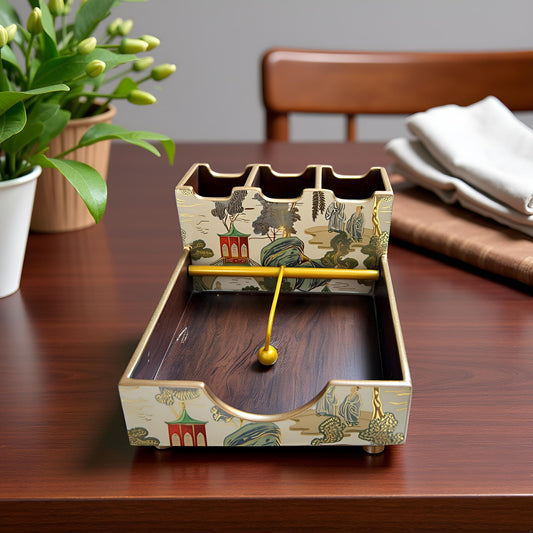 Imperial Pastures Series - Paper Napkin & Cutlery Holder