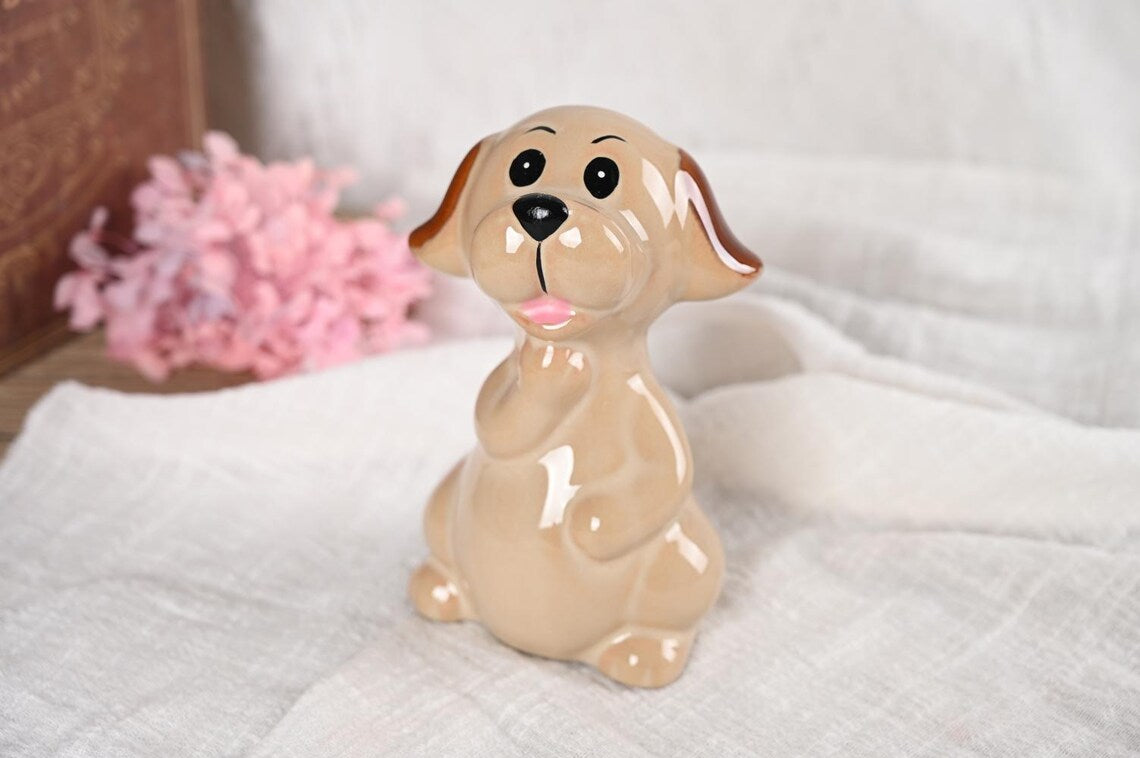 Ceramic Puppy Pair